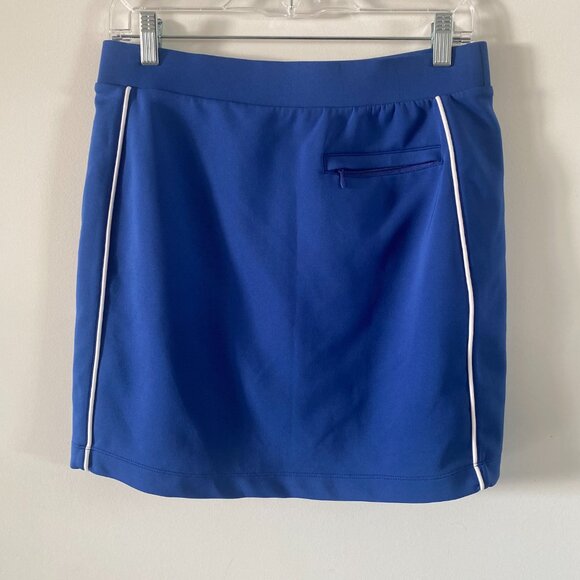 Fairway & Green Women's Blue with White Piping Golf Skort with pockets Size S - Picture 2 of 5